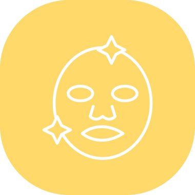 Bir erkek yüzünün vektör illüstrasyonu