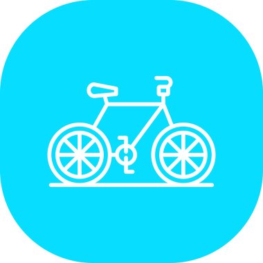 bisiklet ikonu vektör illüstrasyonu