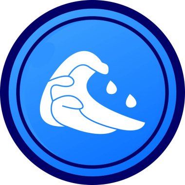 Bir simgenin vektör illüstrasyonu