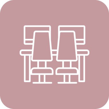 Modern simgenin vektör illüstrasyonu