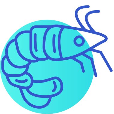 Balık. Web simgesi basit illüstrasyon