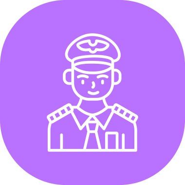 asker simgesi vektör illüstrasyonu