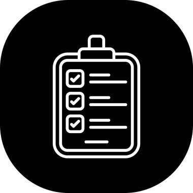 Pano simgesi. Beyaz arkaplanda izole edilmiş web tasarımı için basit pano vektör simgesi çizimi