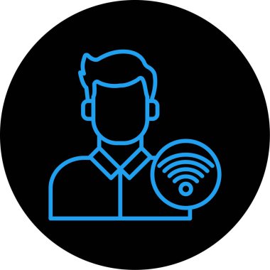 wifi simgesi vektör illüstrasyonu