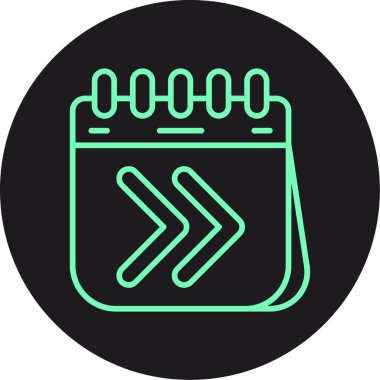 takvim tarihi simgesi vektör illüstrasyon