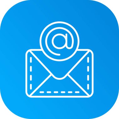 e- posta simgesi vektör illüstrasyon tasarımı
