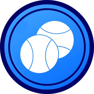 Top. Web simgesi basit illüstrasyon