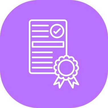 Rozet. Web simgesi basit illüstrasyon