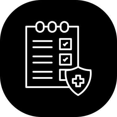 vektör panosu simgesi, basit vektör illüstrasyonu