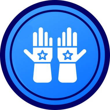 Bir yıldız simgesinin vektör illüstrasyonu