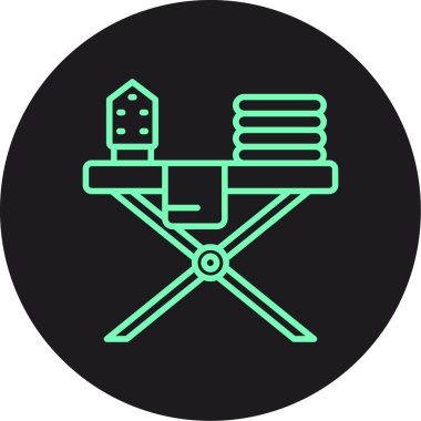 Barbekü. Web simgesi basit illüstrasyon