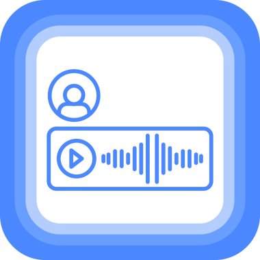 Ses simgesinin vektör illüstrasyonu