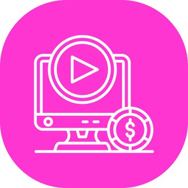 bilgisayar vektör illüstrasyonu, simge