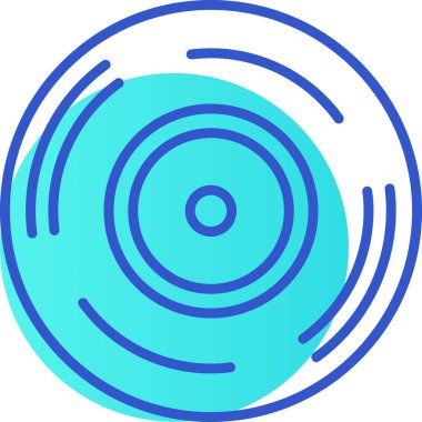 Müzik simgesinin vektör illüstrasyonu