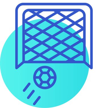 Futbol topu ikonu. vektör illüstrasyonu