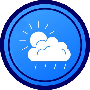 bulut web simgesi basit illüstrasyon