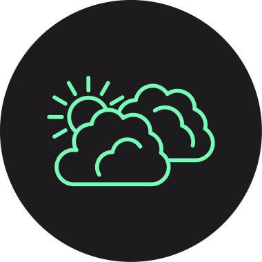 Bulut vektör simgesi modern basit vektör illüstrasyonu