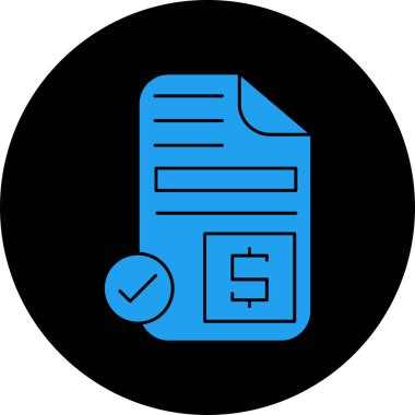 Soyut arkaplanda kontrol listesi simgesi izole edildi