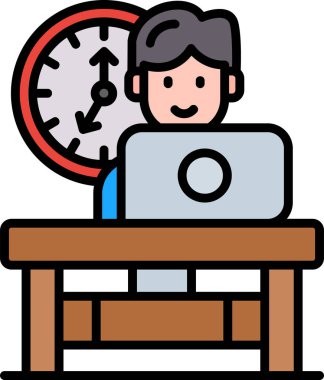 ofis masası çalışan simgesi