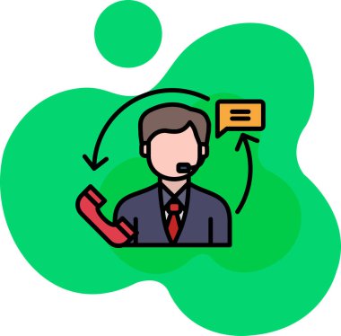 Dizin vektör illüstrasyon tasarımına sahip iş adamı