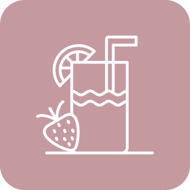 Taze meyve suyu vektör çizim