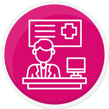 Doktor Simge vektör illüstrasyonu