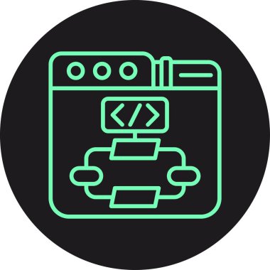 seo modern simgesinin vektör illüstrasyonu