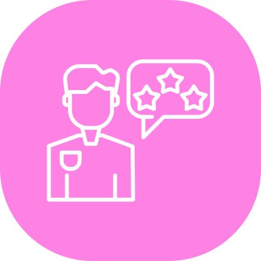 İnsan simgesinin vektör illüstrasyonu