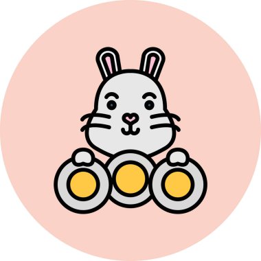 Paskalya tavşan yumurta simgesiyle