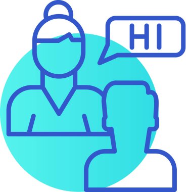 Müşteri hizmetleri temsilciliği. Basit tasarım