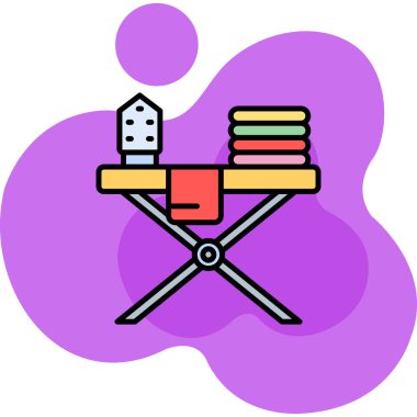 barbekü yemeği bbq simgesi - taslak biçimi