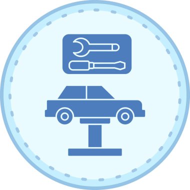 - Araba. Web simgesi basit illüstrasyon