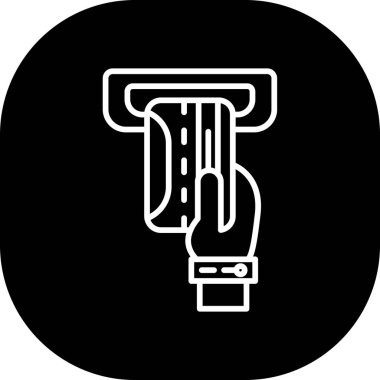 Modern oto tamir simgesinin vektör illüstrasyonu