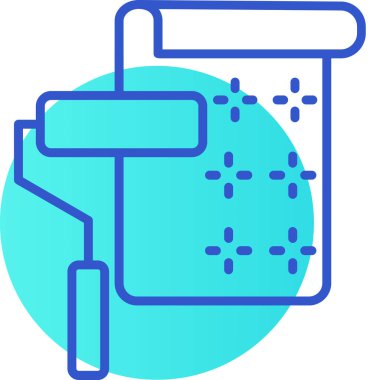 Mavi arkaplanın vektör illüstrasyonu