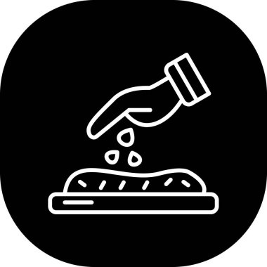 Kişisel ve ticari kullanım için vektör yiyecek simgesi.