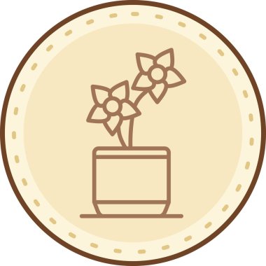 Esrar. Web simgesi basit illüstrasyon