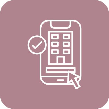 cep telefonu ikonu vektör illüstrasyonu