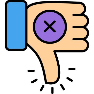 el simgesi vektör illüstrasyonu