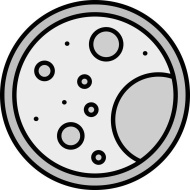 Gezegen ikonu vektör illüstrasyonu