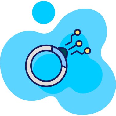 Seo simgesinin vektör illüstrasyonu