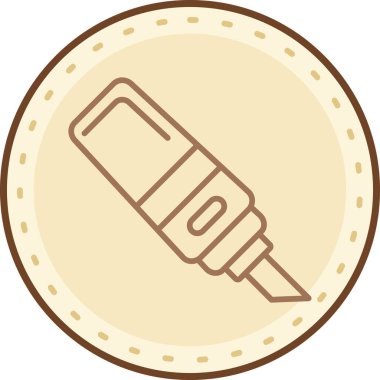 kalem simgesi vektör illüstrasyonu