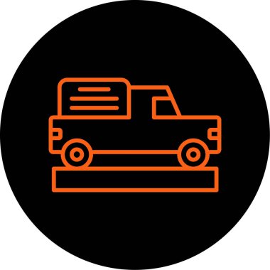 Modern b eksikliği istasyonunun vektör illüstrasyonu