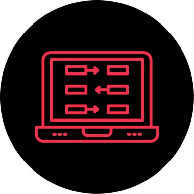 seo modern simgesinin vektör illüstrasyonu