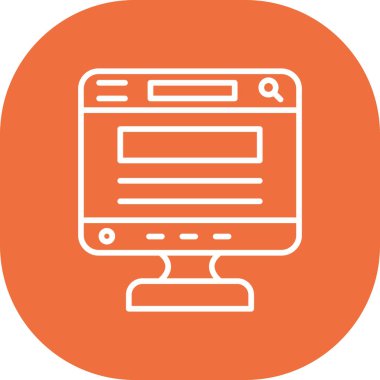 Web tasarım ikonu vektör illüstrasyonu