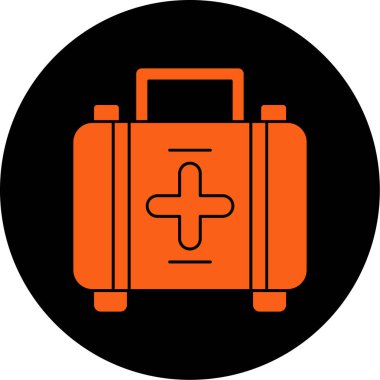 Moda biçimi izole edilmiş arkaplanda ilk yardım kipi simgesi