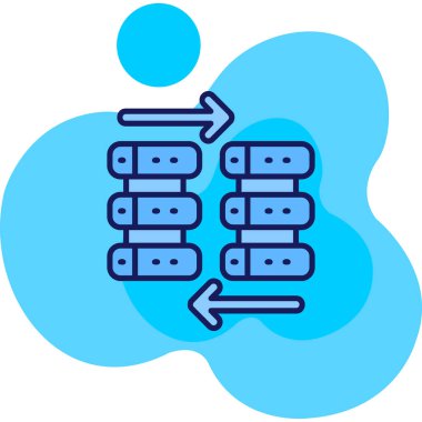 Ağ simgesinin vektör illüstrasyonu