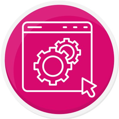 seo modern simgesinin vektör illüstrasyonu