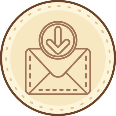 zarf simgesi modern vektör illüstrasyonu