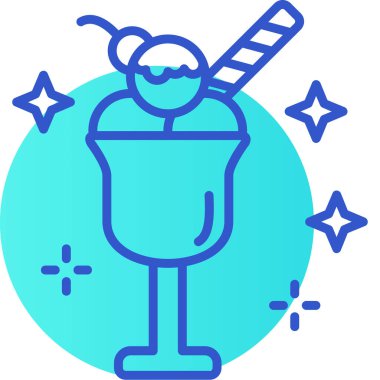 Süpürge simgesi olan bir kovanın vektör çizimi