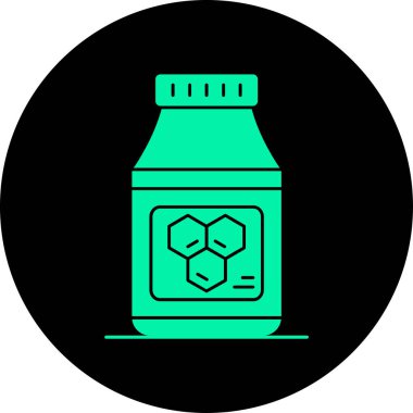 Vektör Şişesi Ico, vektör illüstrasyonu